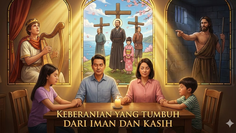 Keberanian yang Tumbuh dari Iman dan Kasih