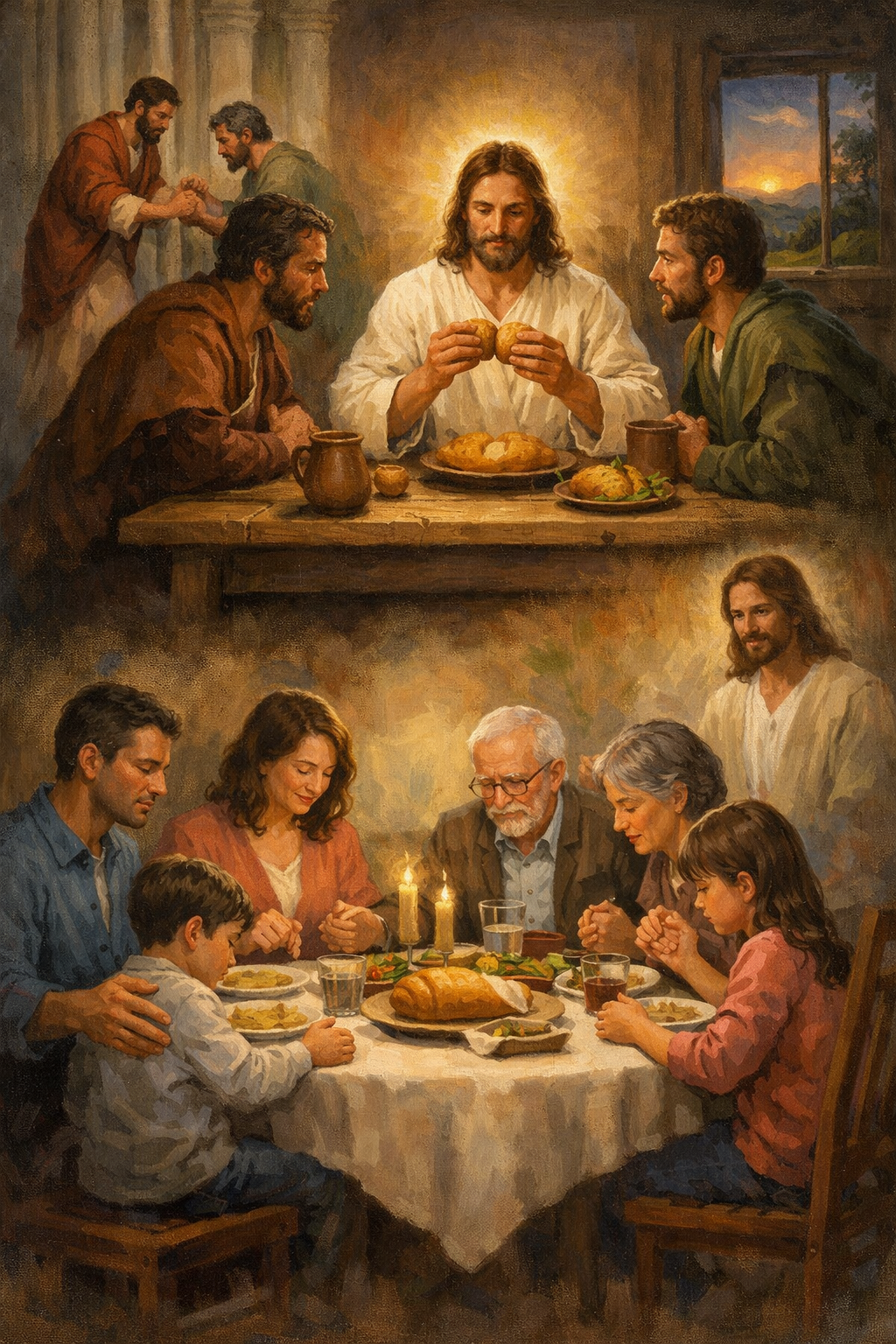 Kehadiran Kristus dalam Pemecahan Roti dan Kasih Keluarga