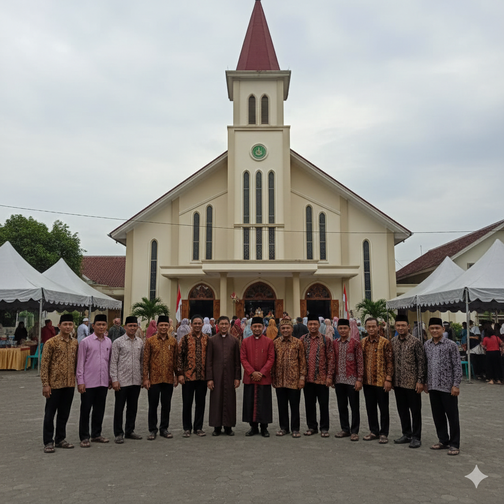Kasih yang Menembus Tembok Gereja: Sisi Humanis Katedral Malang di Harlah Seabad NU