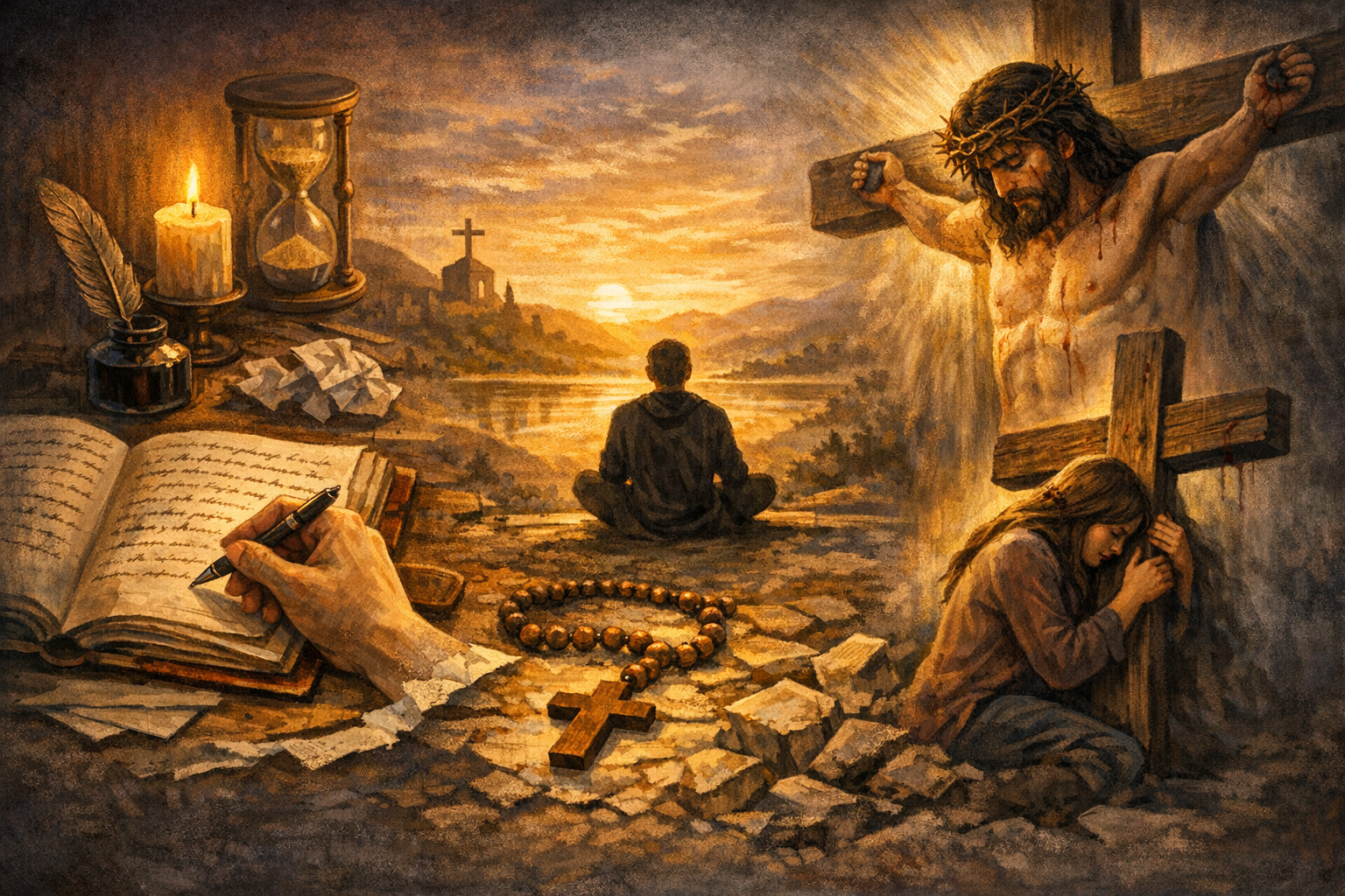 Mengurai Luka Lewat Kata: Puasa, Salib Kristus, dan “Apotek Batin” Pemulihan