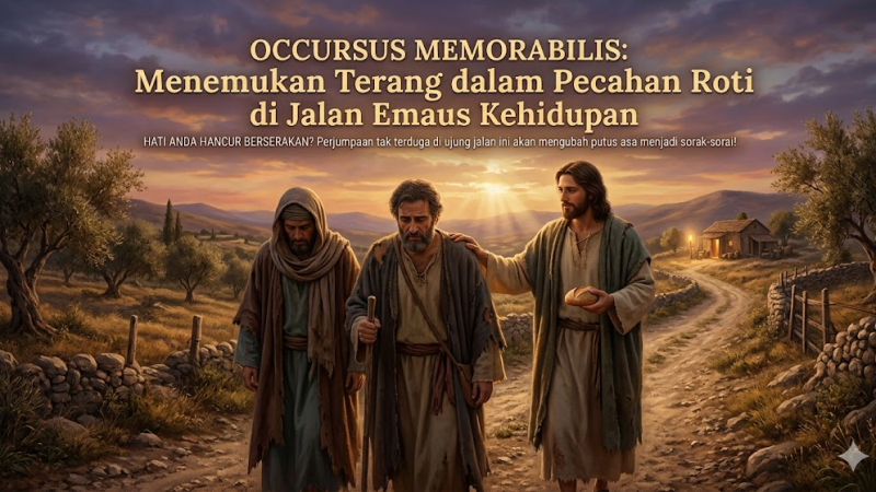 Occursus Memorabilis: Menemukan Terang dalam Pecahan Roti di Jalan Emaus Kehidupan