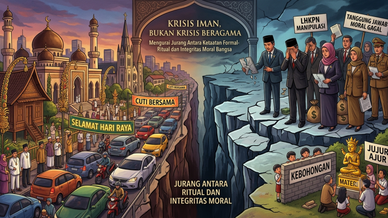 Krisis Iman, Bukan Krisis Beragama
