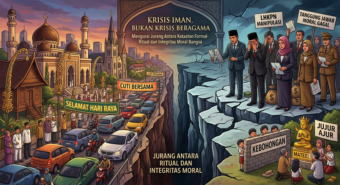 Krisis Iman, Bukan Krisis Beragama